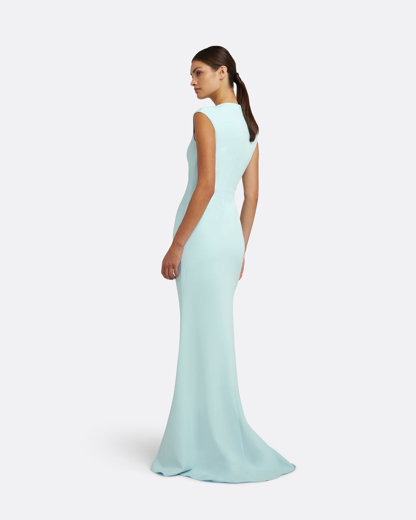 Chantria Baby Blue Long Dress
