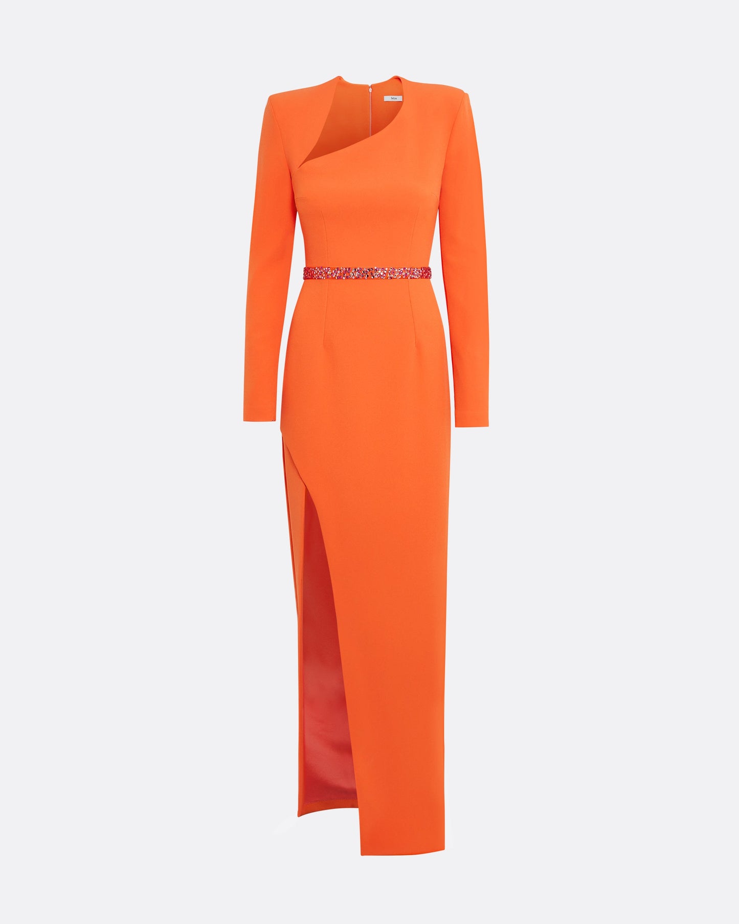 Ottavia Seville Long Dress With Embroidered Belt