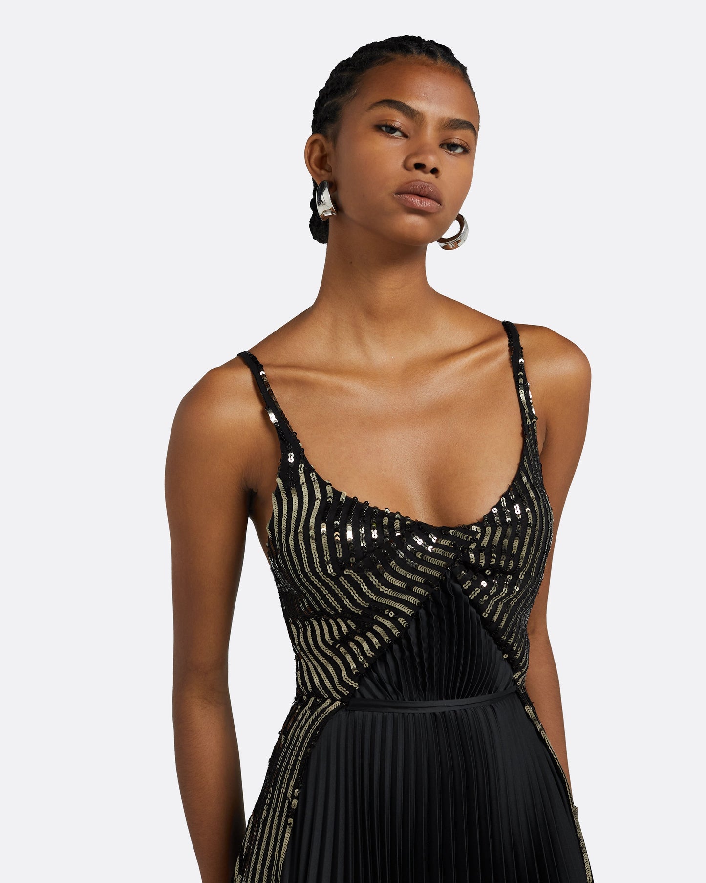 Sofia Black Long Dress