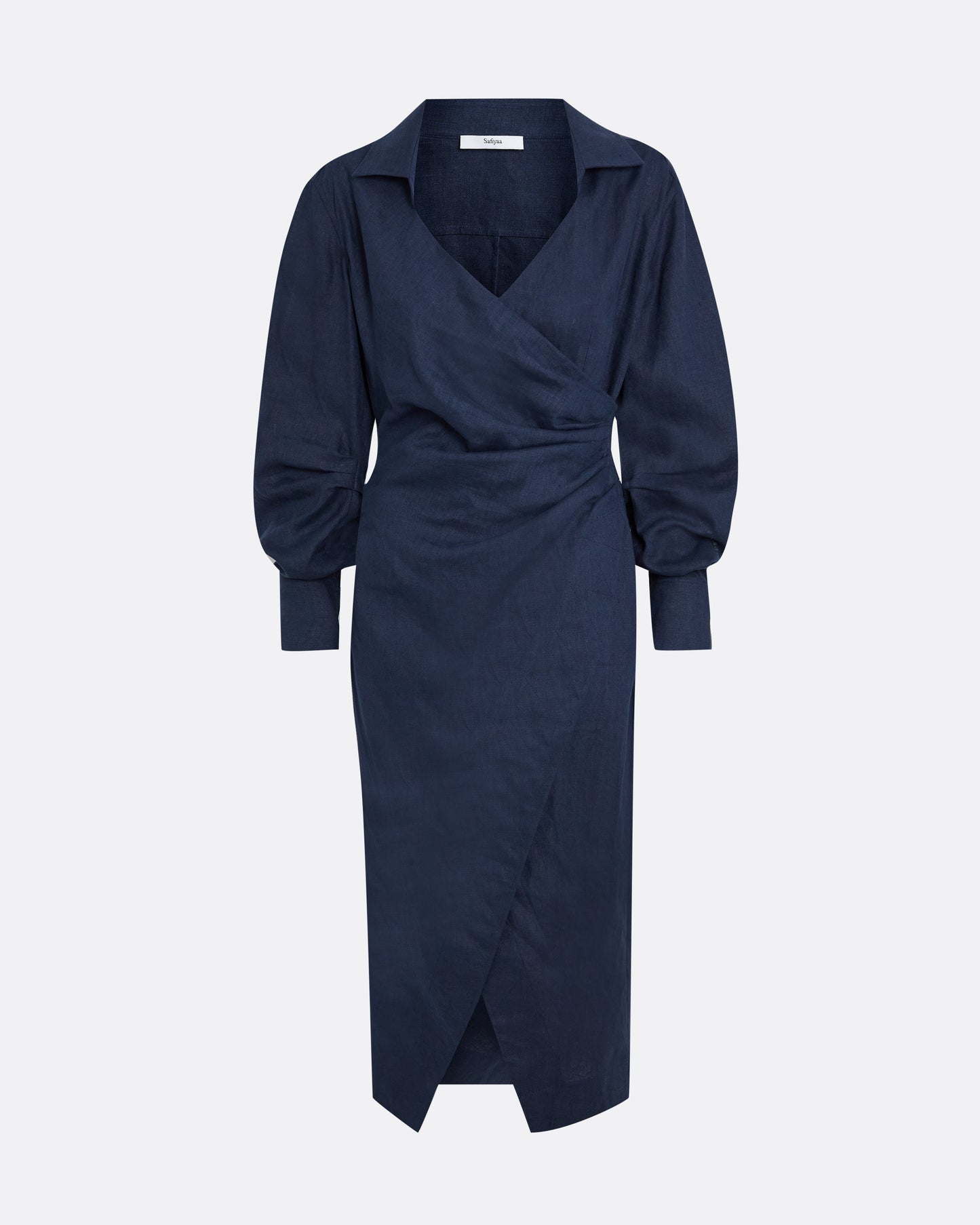 Oriana Navy Midi Dress