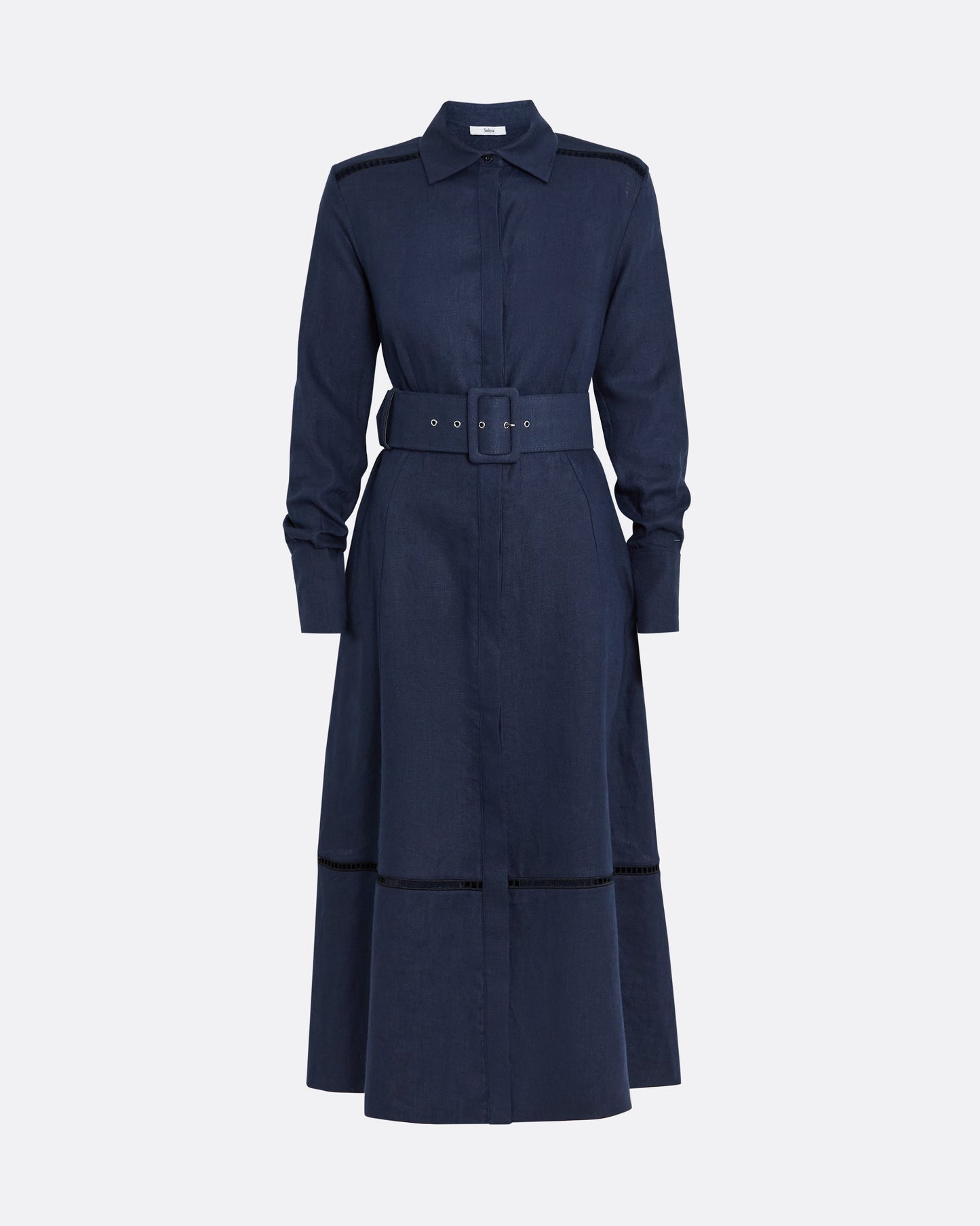 Fauna Navy Midi Dress