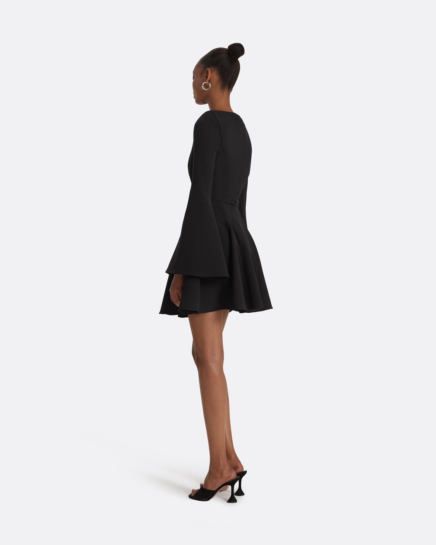 Aubrene Black Short Dress