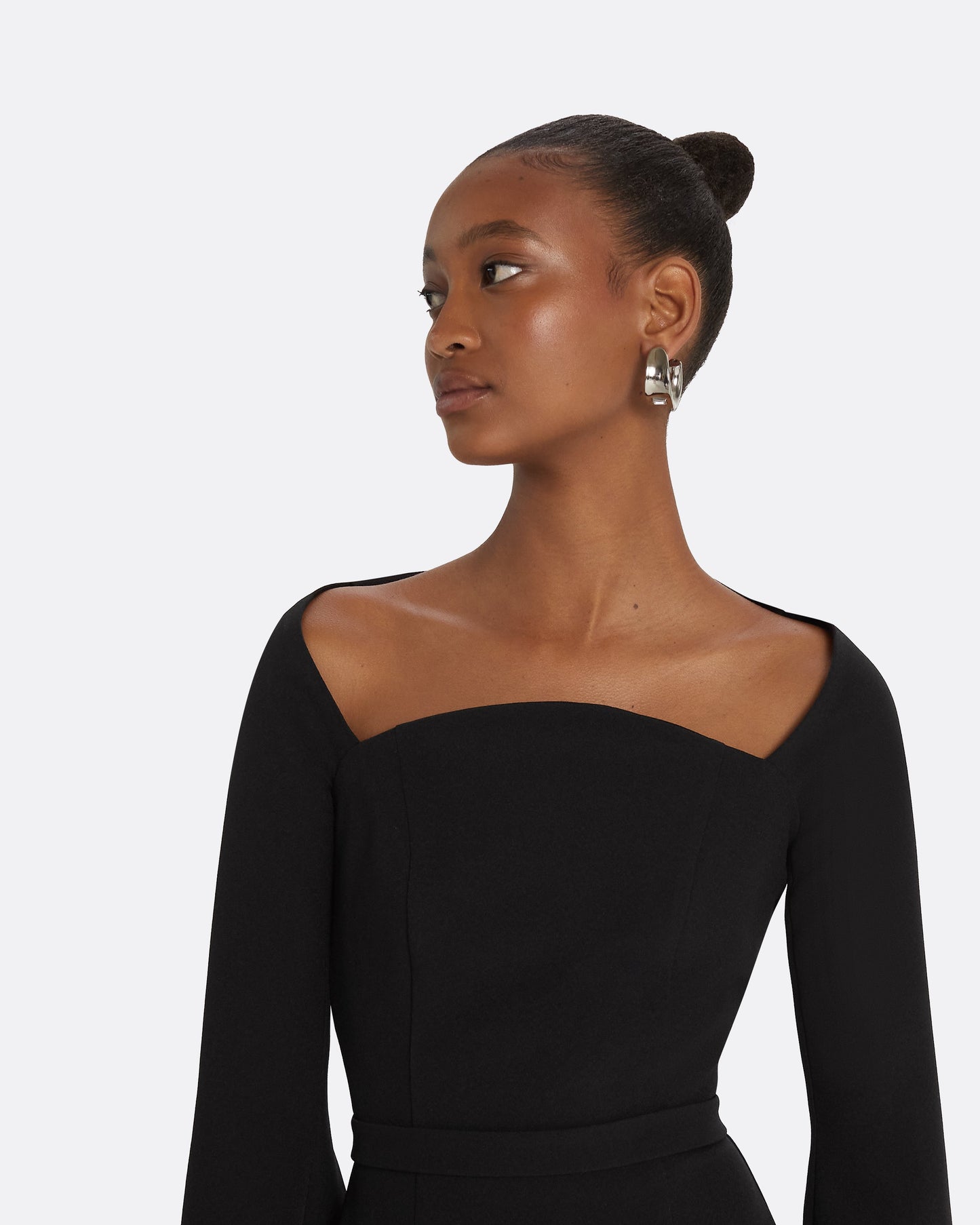 Aubrene Black Short Dress