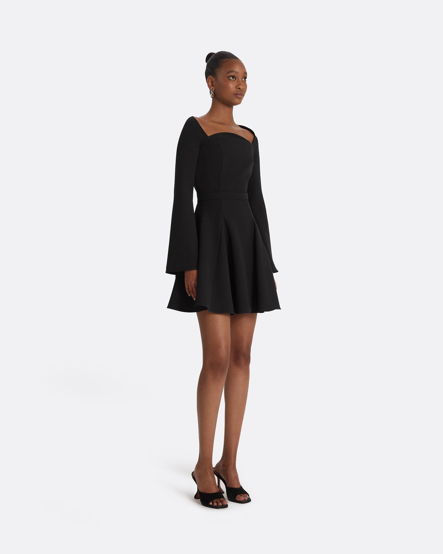 Aubrene Black Short Dress