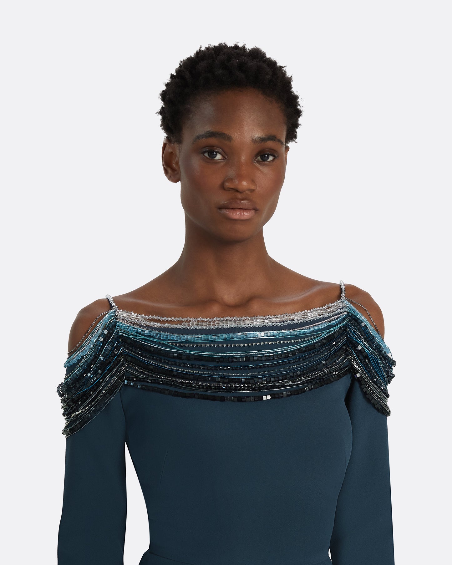 Christiana Moonlit Ocean Midi Dress