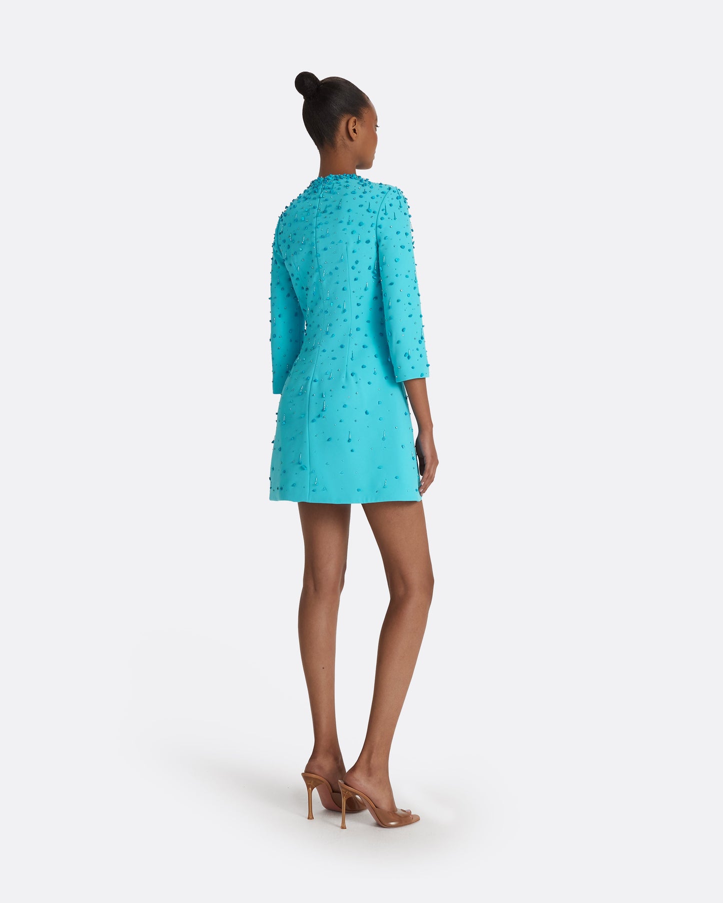 Renalle Aquamarine Short Dress