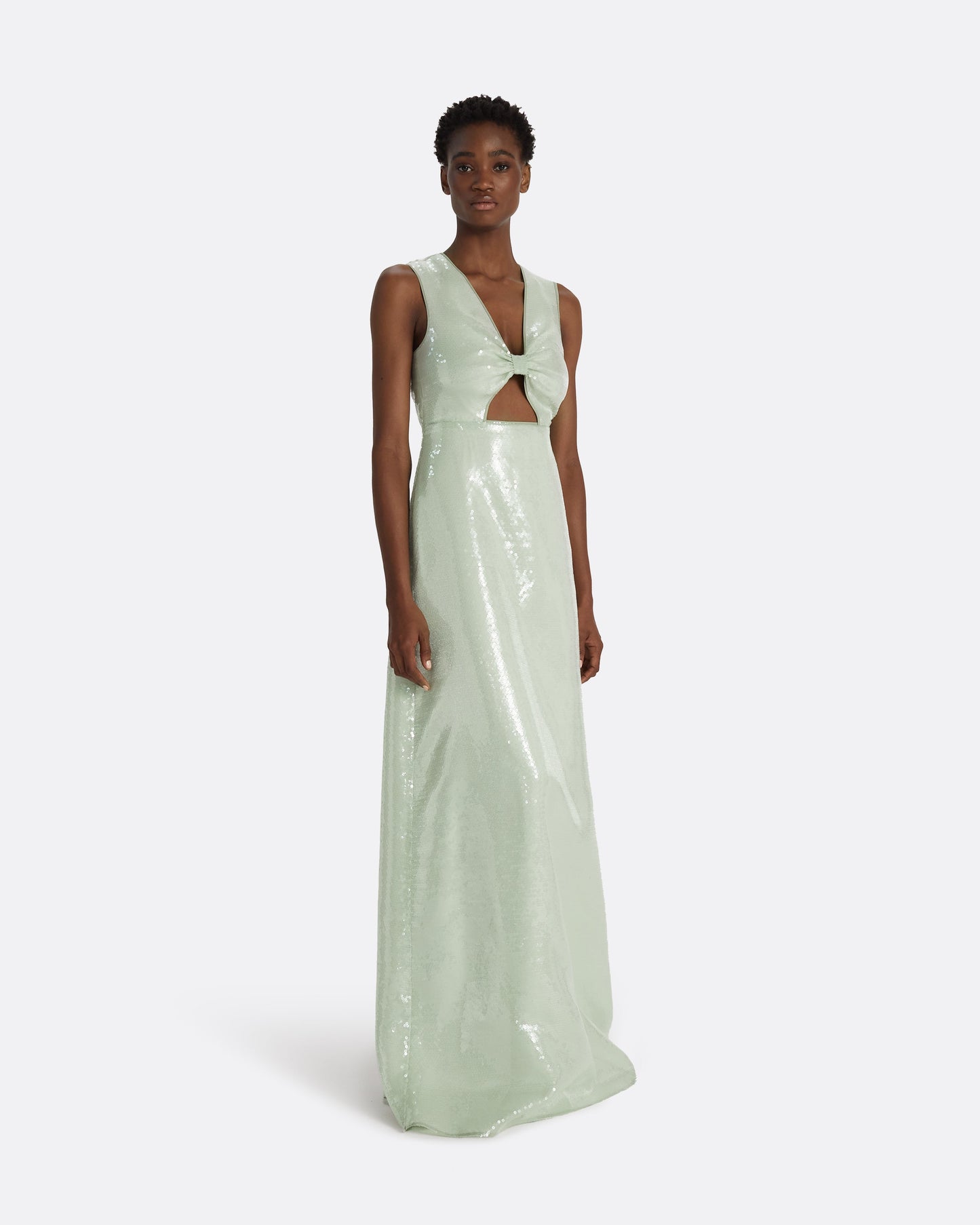 Yanis Sea Glass Long Dress