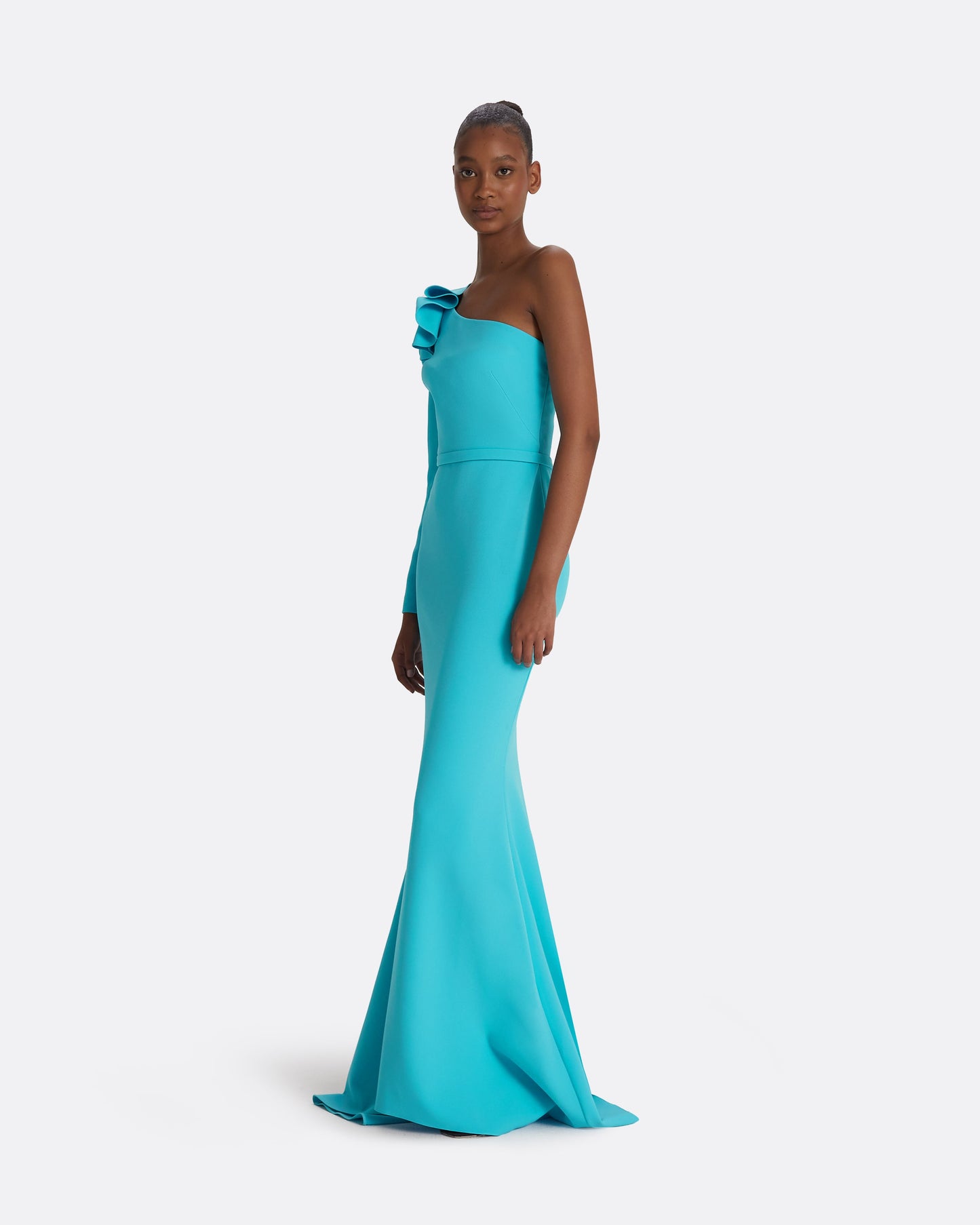 Addie Aquamarine Long Dress