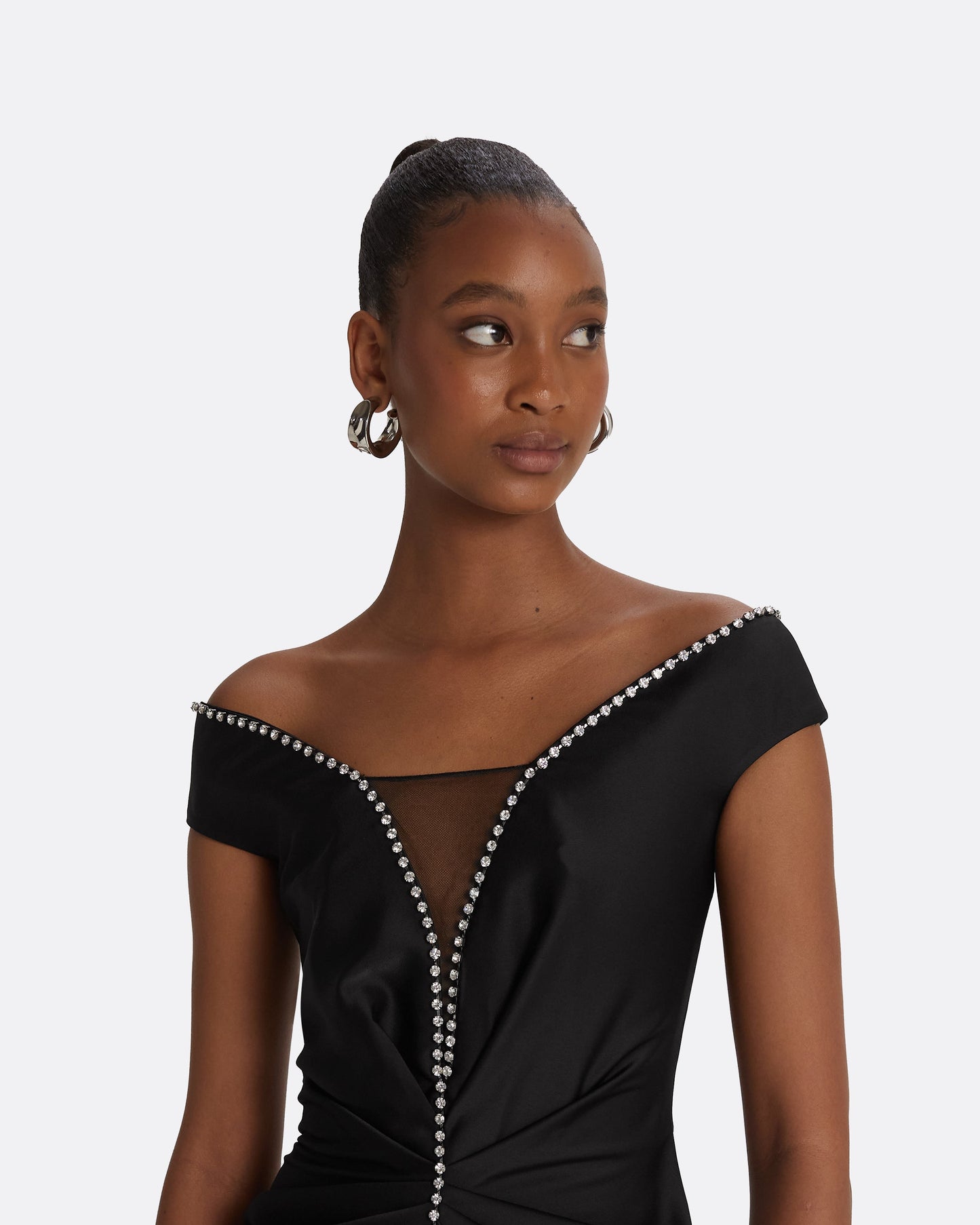 Barni Black Long Dress