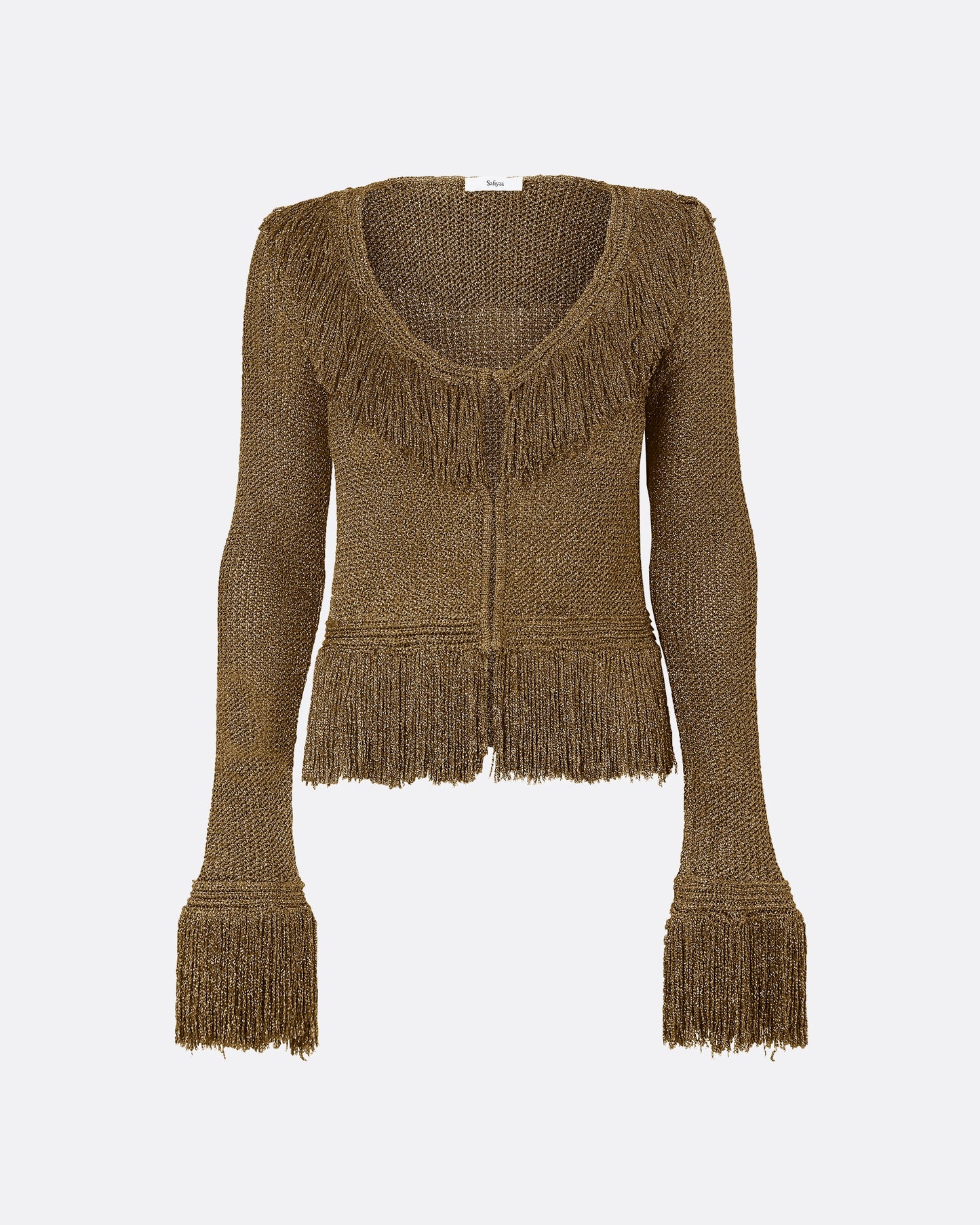 Scarlett Gold Knit Jacket