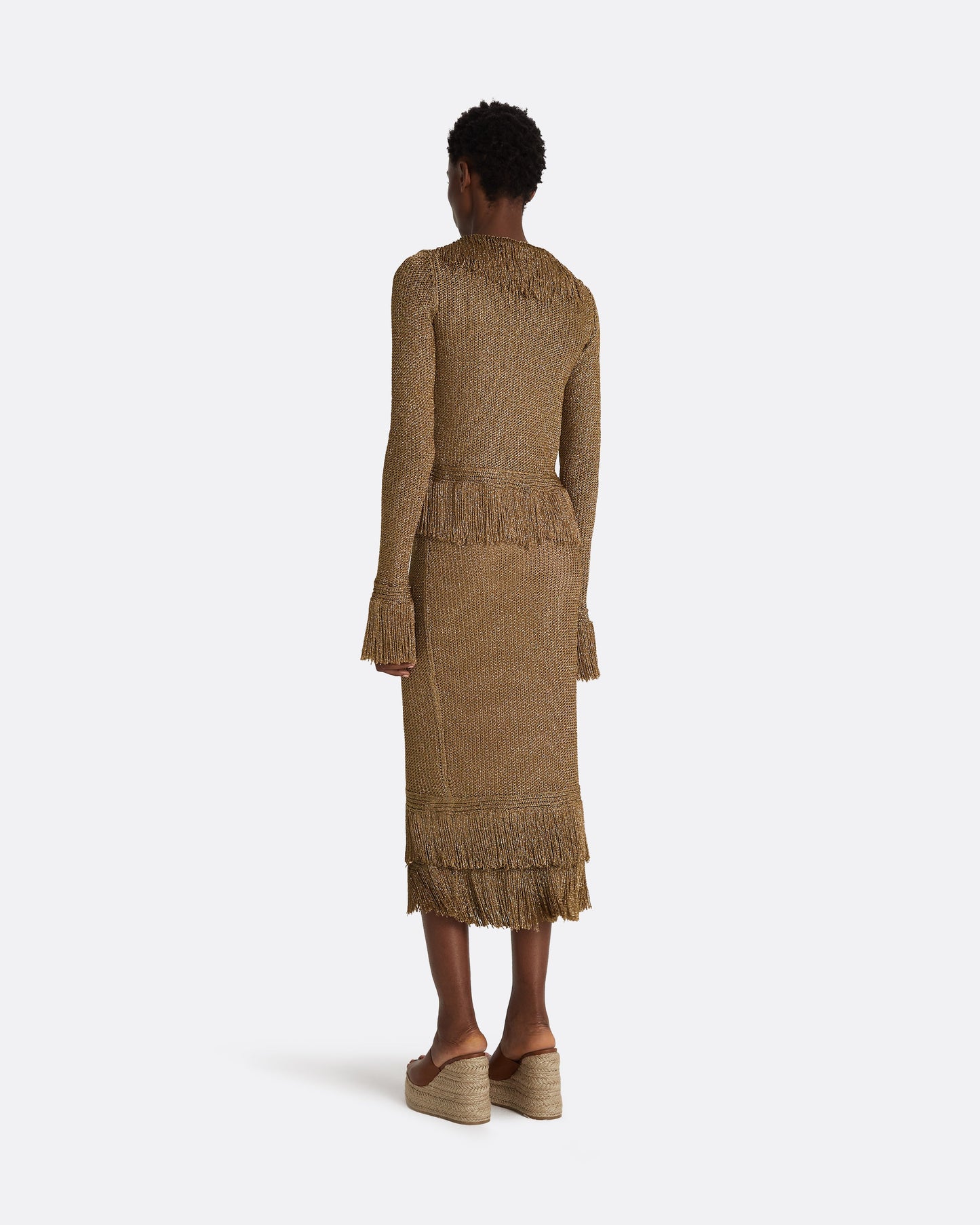 Scarlett Gold Knit Jacket