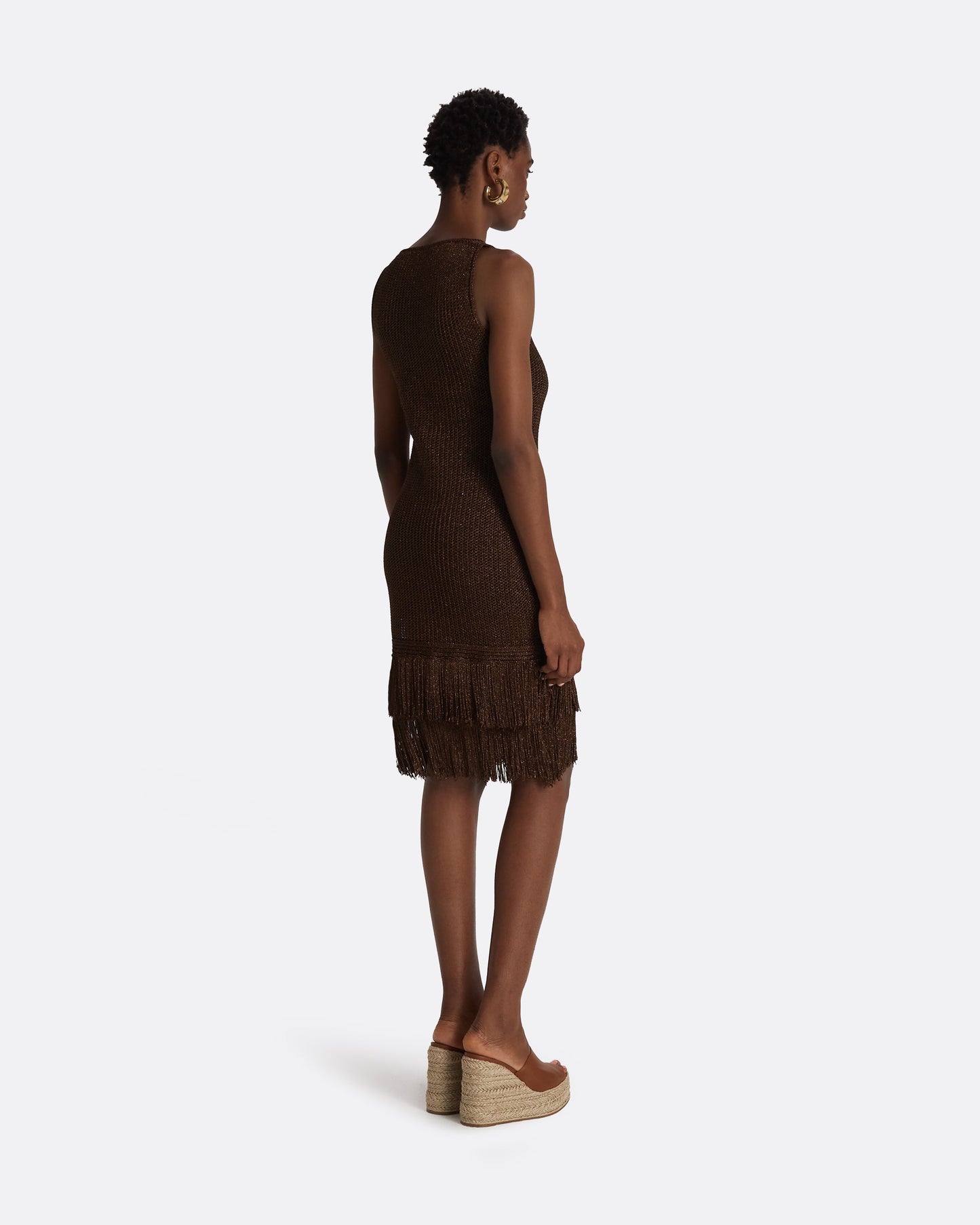 Taylor Deep Brown Knit Dress