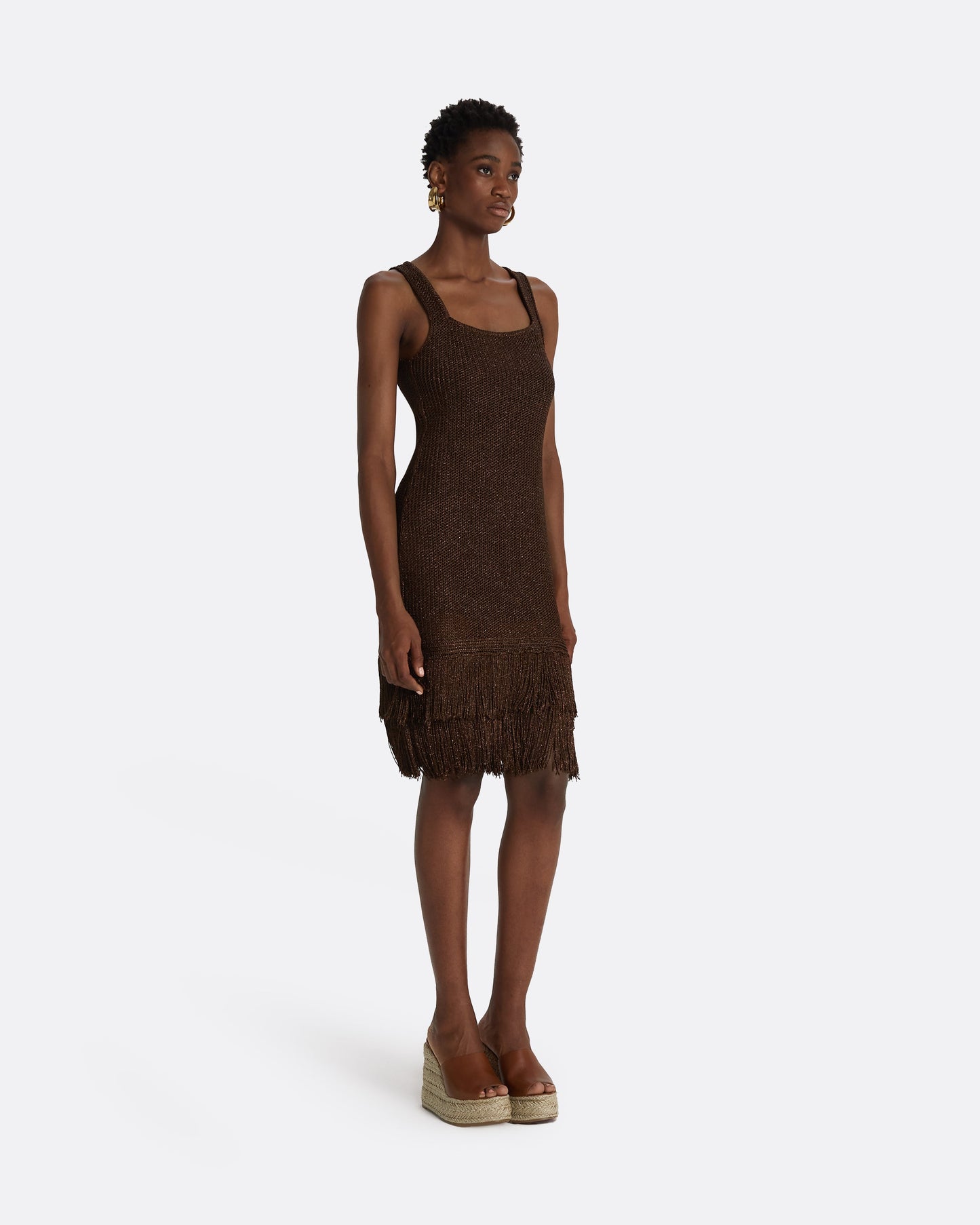 Taylor Deep Brown Knit Dress