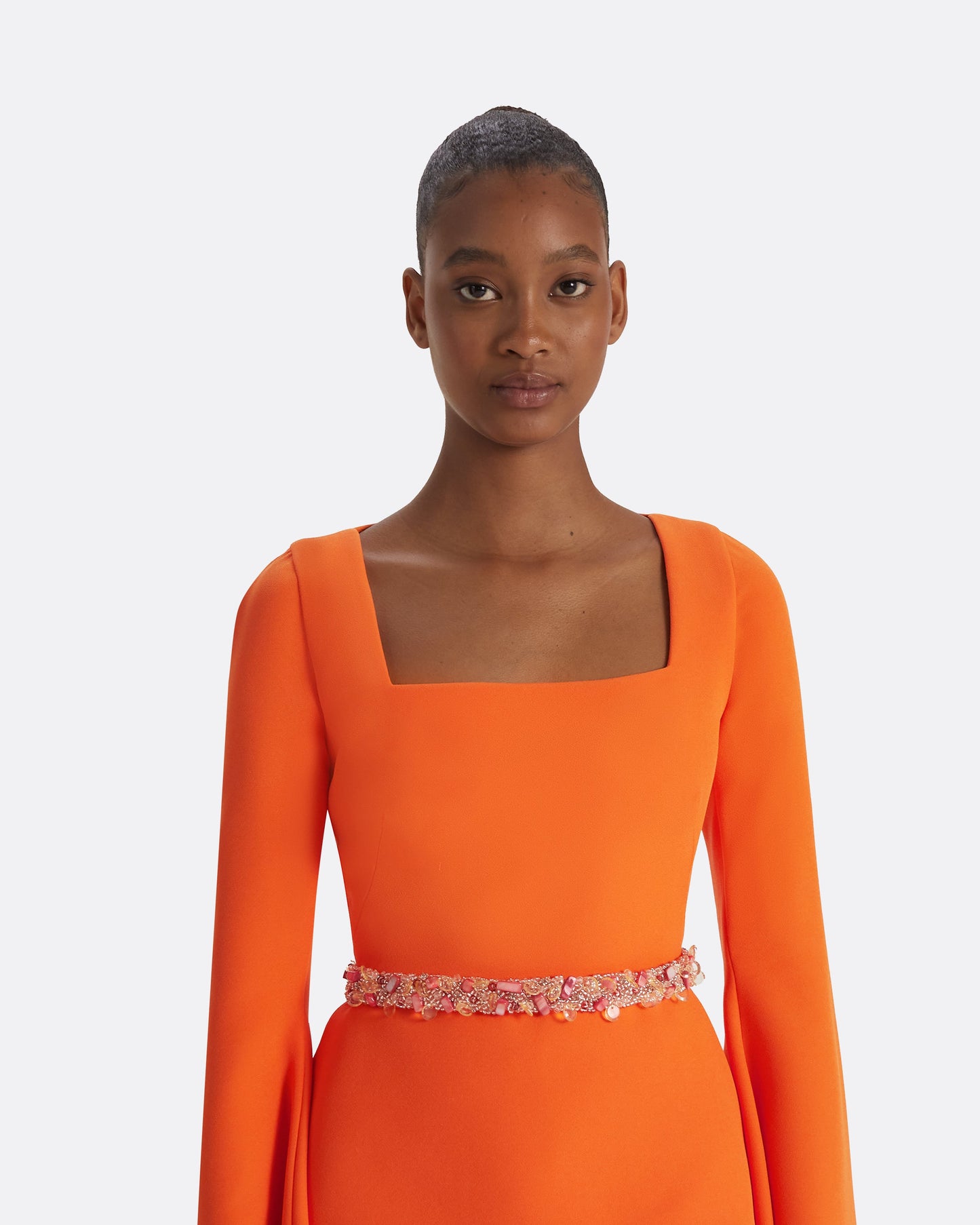 Reya Amber Sun Top With Embroidered Belt