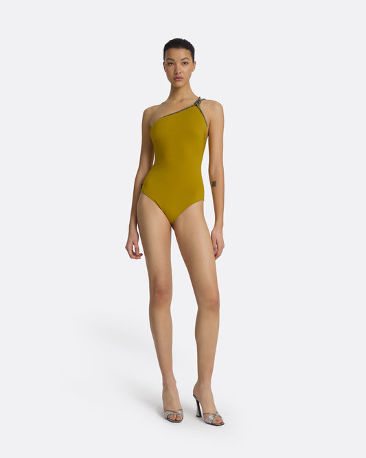 Mathildae Chartreuse Swimsuit