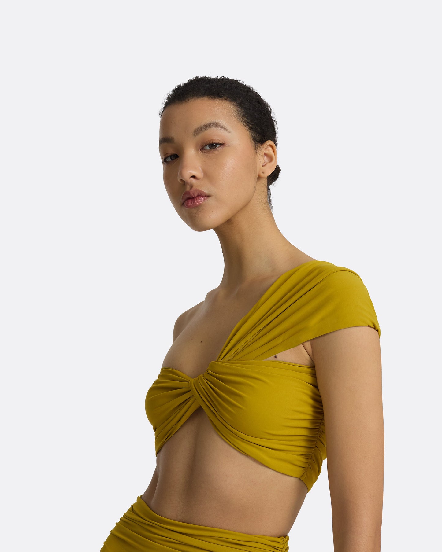 Gisella Chartreuse Bikini Top