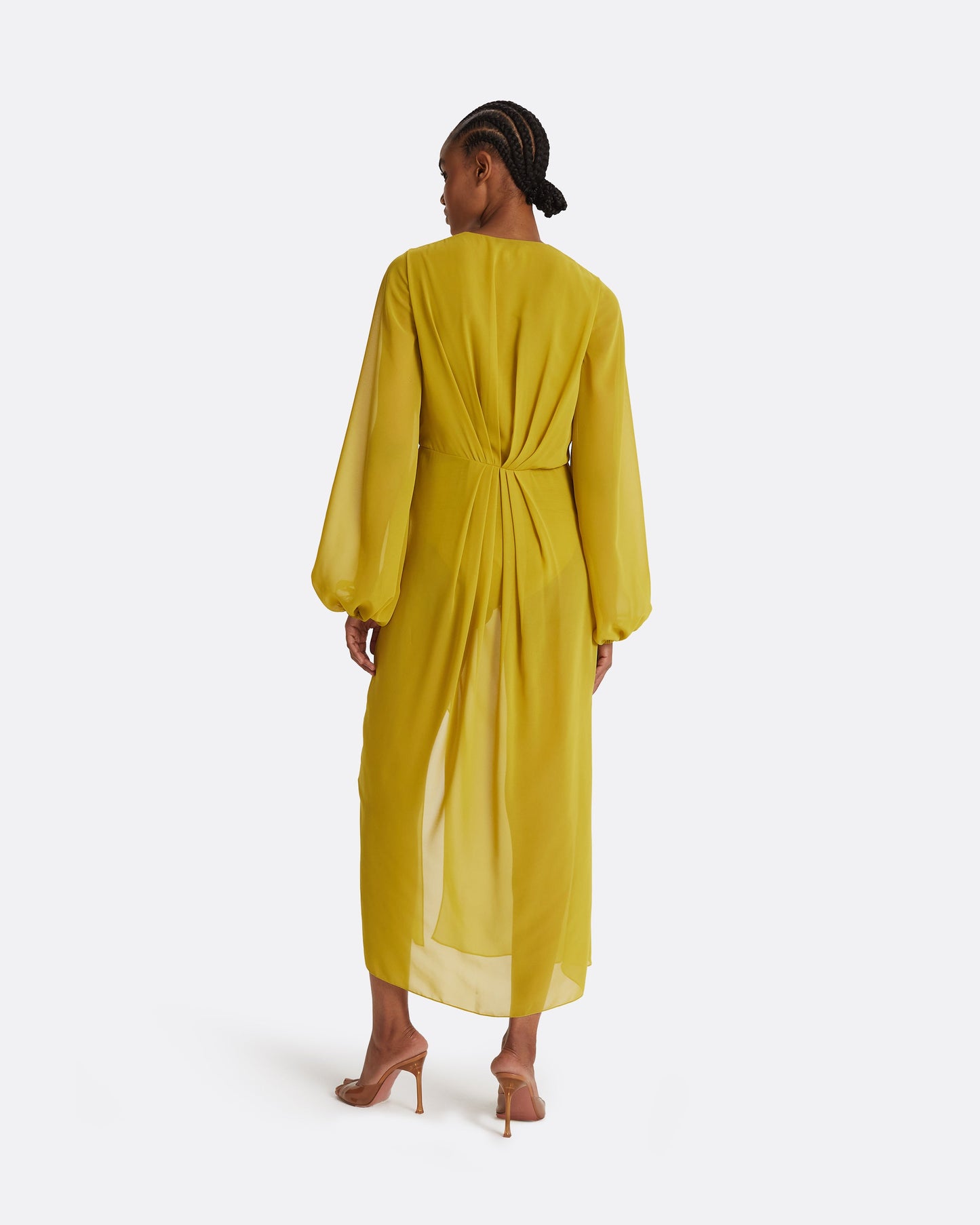 Prova Chartreuse Midi Dress