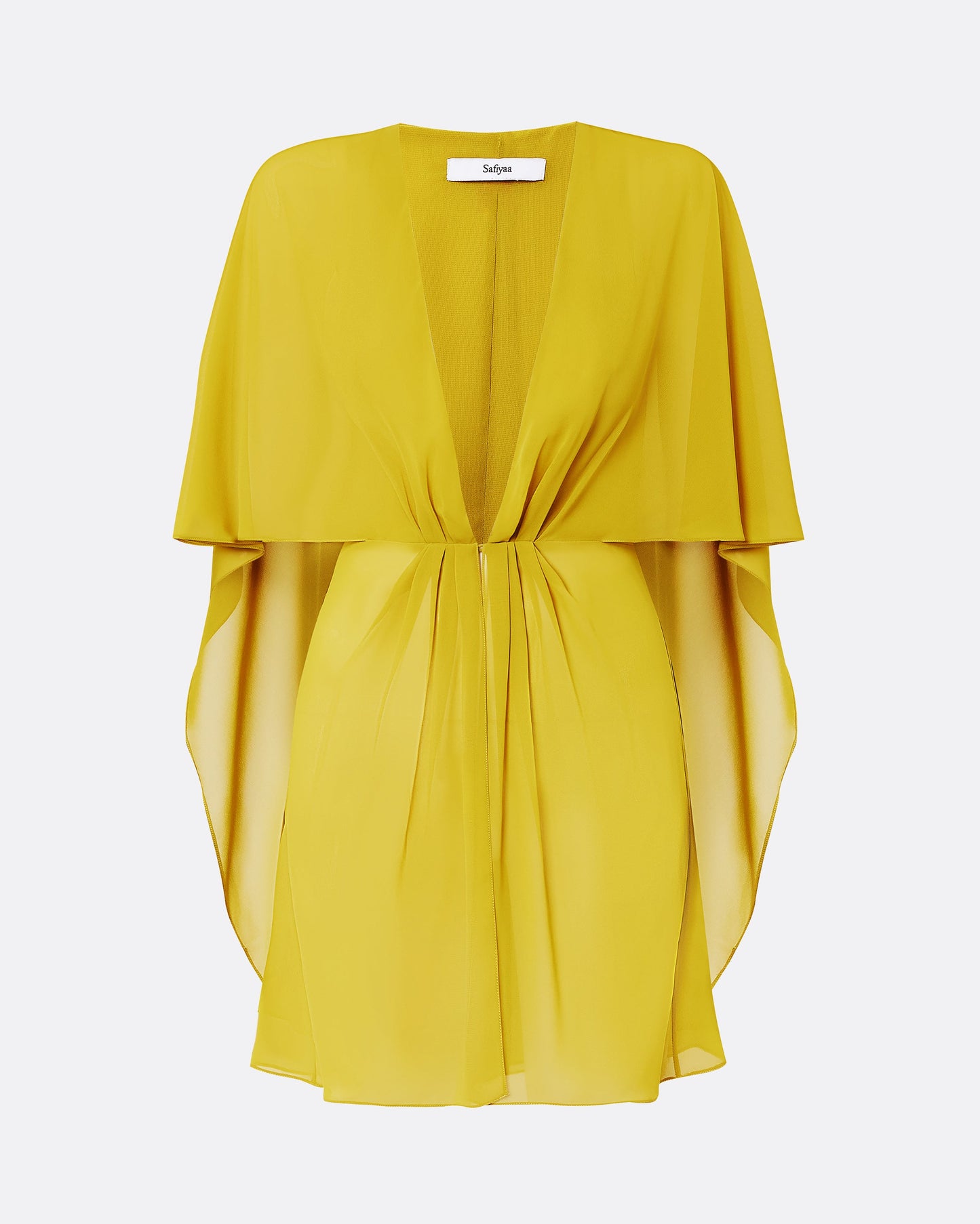 Davey Chartreuse Short Dress