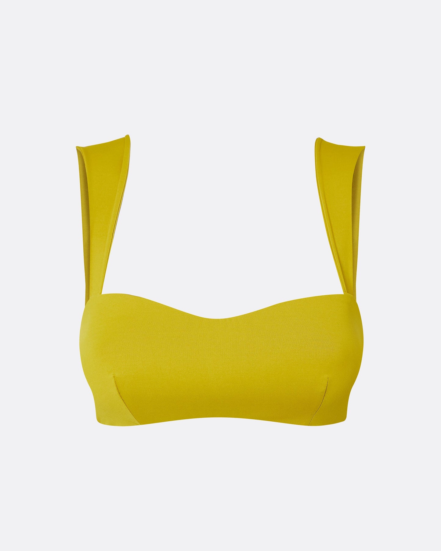 Willa Chartreuse Bikini Top