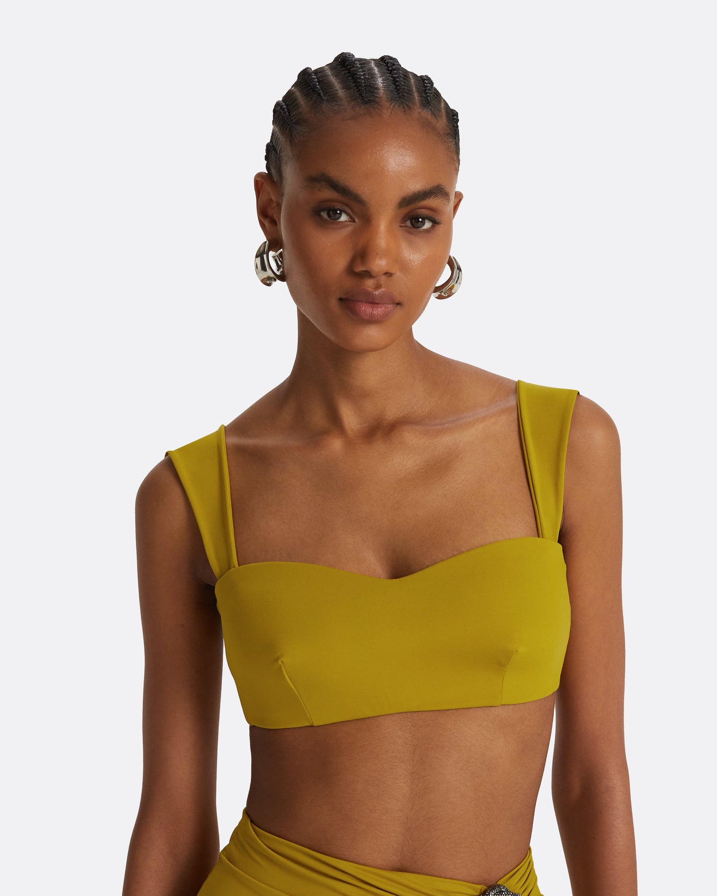 Willa Chartreuse Bikini Top