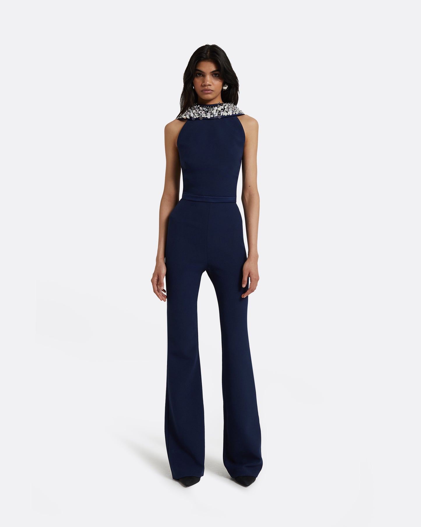 Luna Maritime Embroidered Jumpsuit