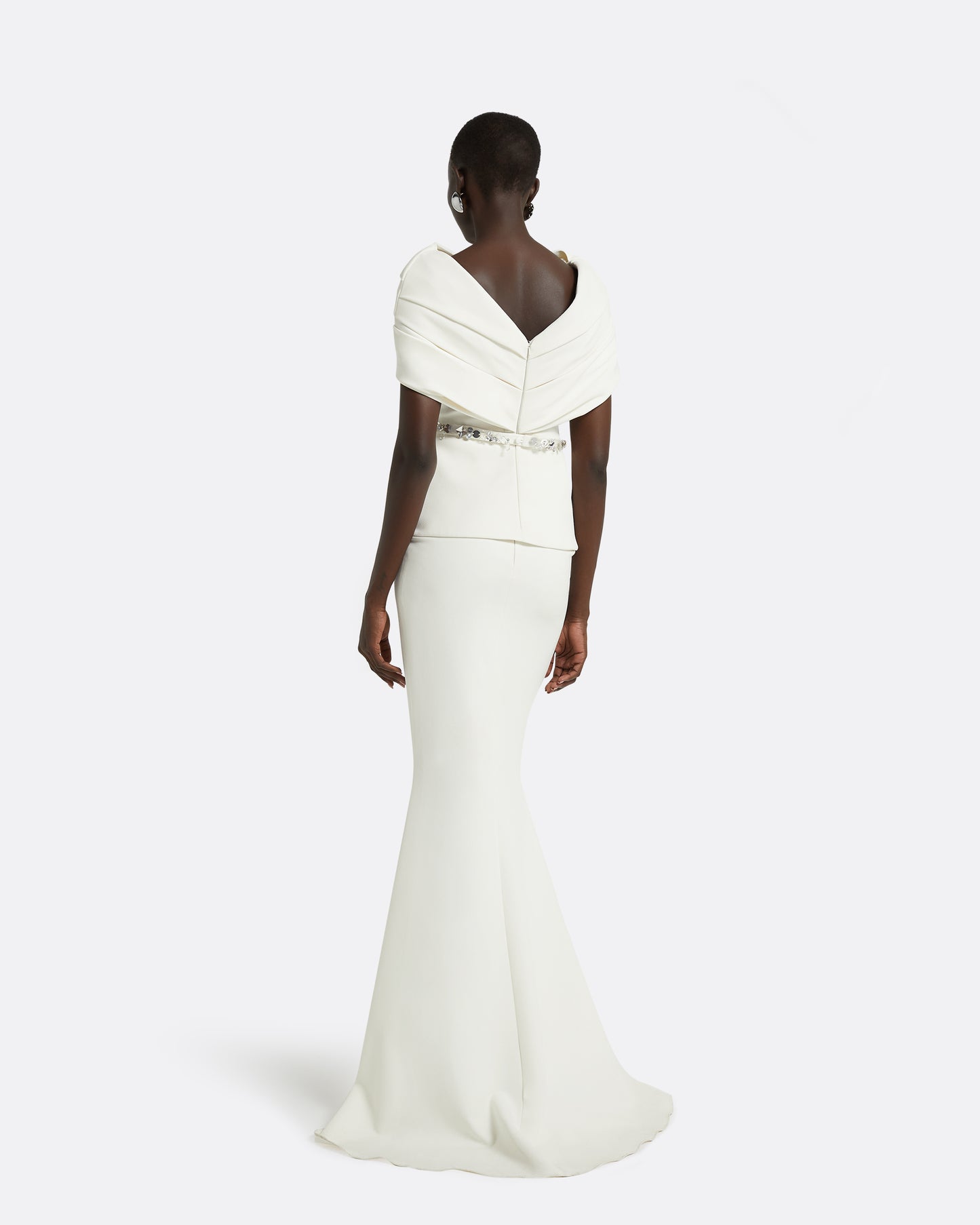 Loura Ivory Embroidered Top